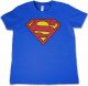 Superman T-Shirt Kid Logo Kids-06-Blue