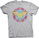 Wonder Woman T-Shirt Distressed Logo-L
