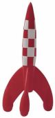 Tim+Struppi PVC Rakete 8,5cm